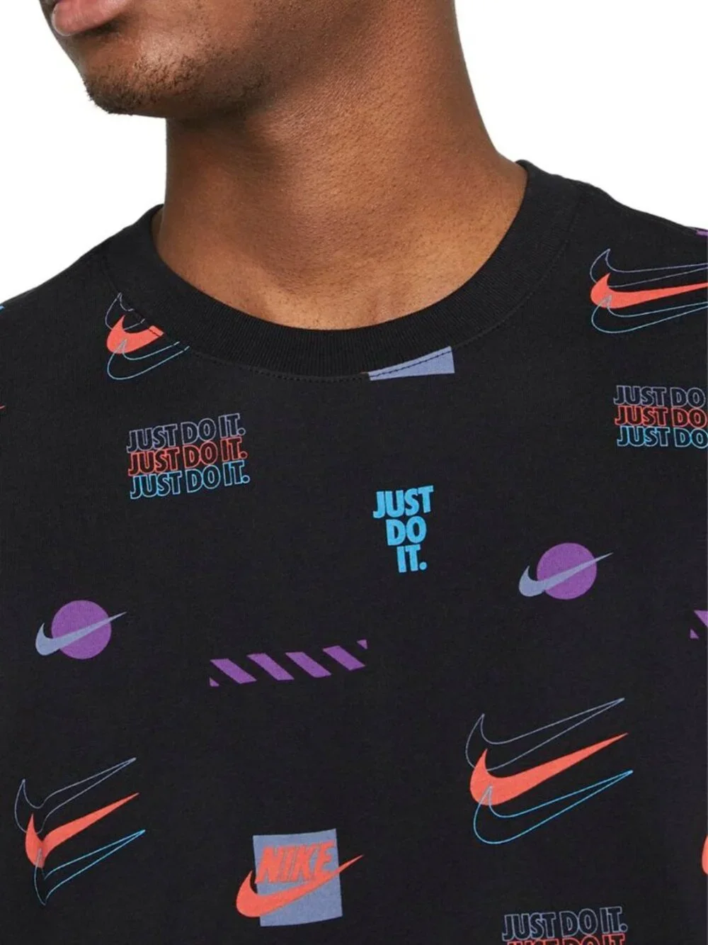 Nike SPORTSWEAR T-SHIRT DB6176-010 Size 2XL Men's